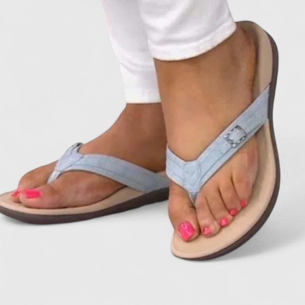 Elle | Flip-Flop Buckle Adjustable Sandals