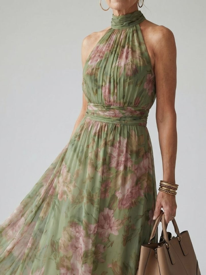 Naomi | Timeless Halter Maxi Dress