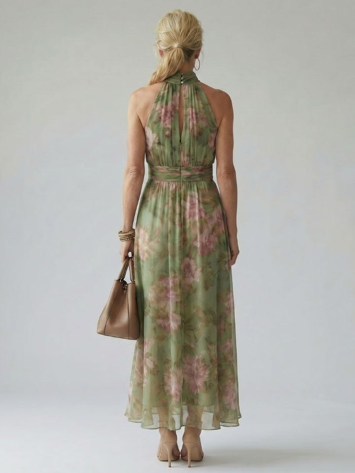 Naomi | Timeless Halter Maxi Dress
