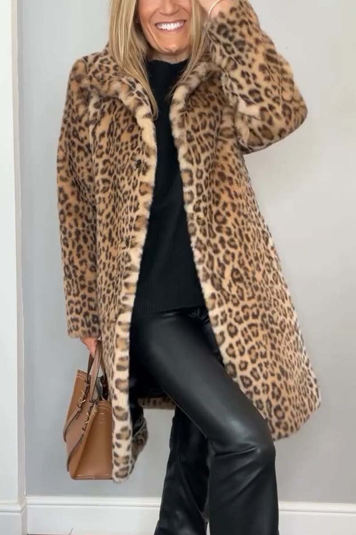 Pink | Leopard Winter Coat