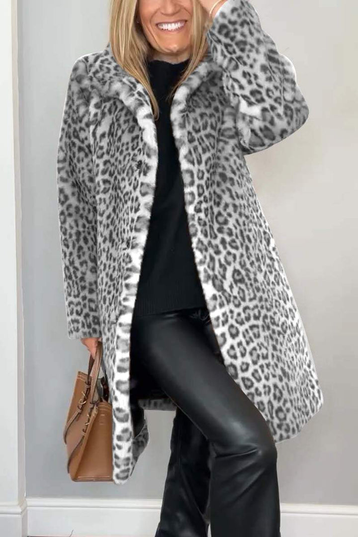 Pink | Leopard Winter Coat