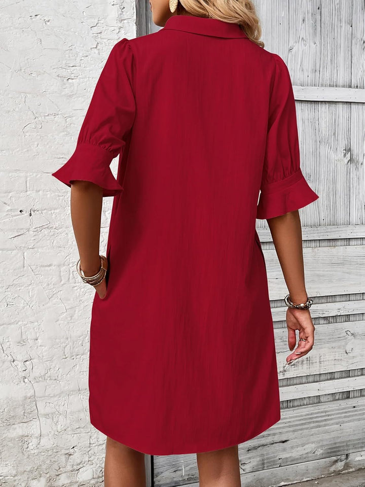Cameron | Elegant Ruffle Dress