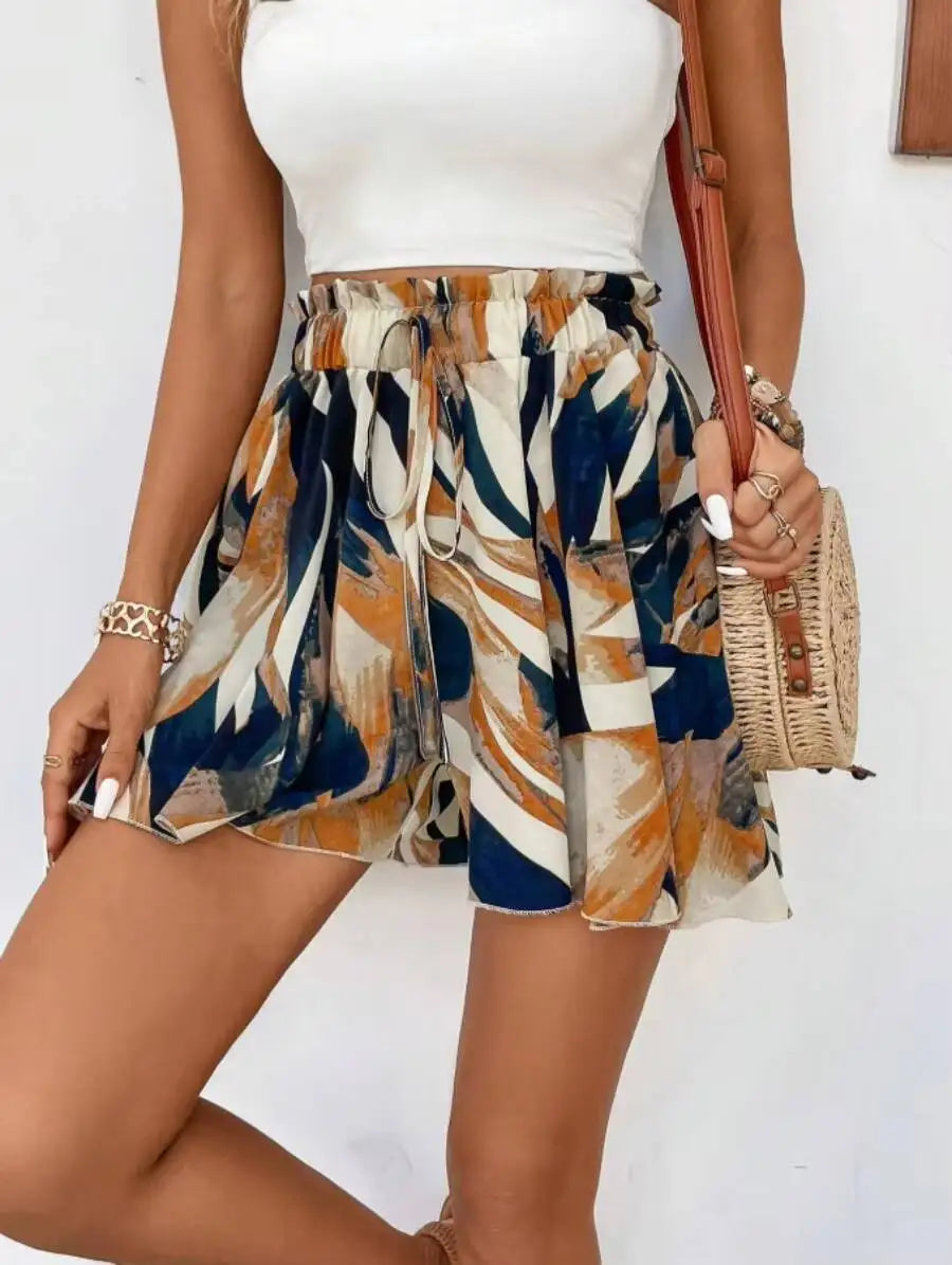 Odette | Floral a Vita Alta Shorts