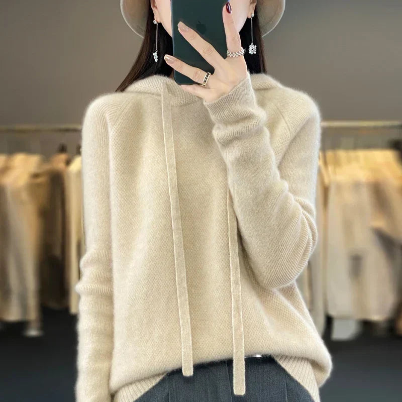 Camilla | Soft Fleece Hoodie - Beige