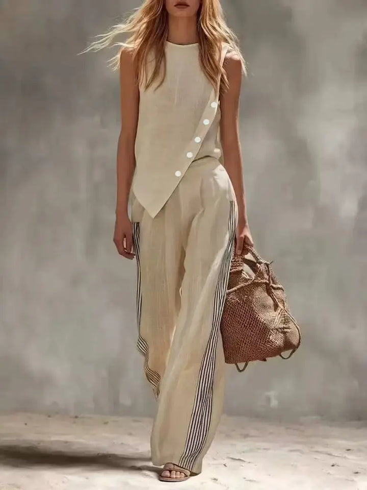Olive | Due Pezzi Linen Completo