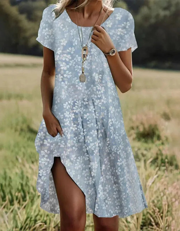 Grisenne | Boho Floral Spiaggia Dress