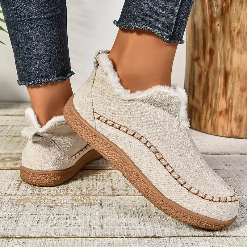 Severina | Waterproof Leather Ankle Boots - Helen & Olivia Manhattan