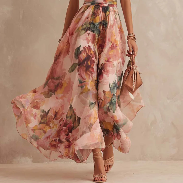Maeve | One-Shoulder Digital Stampa Dress