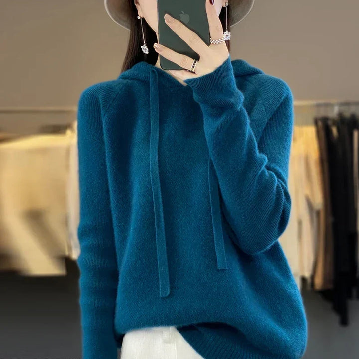 Camilla | Soft Fleece Hoodie - Navy