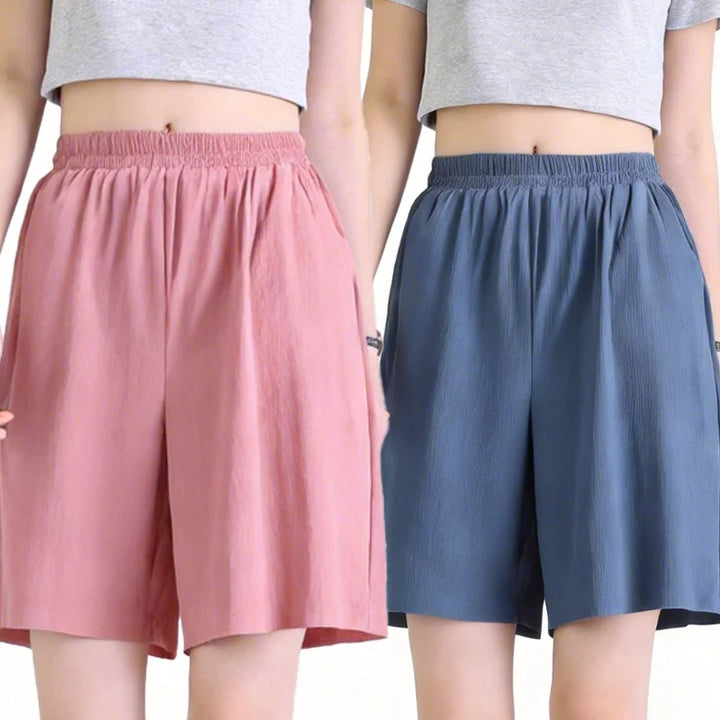 Freya | Ice-Silk Gamba Larga Shorts