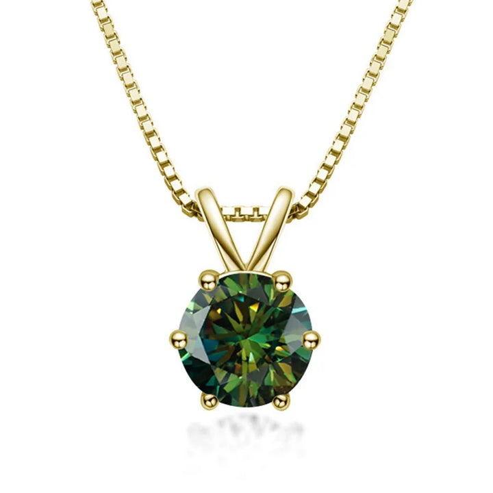 Necklace Solitario Elegant with Moissanite