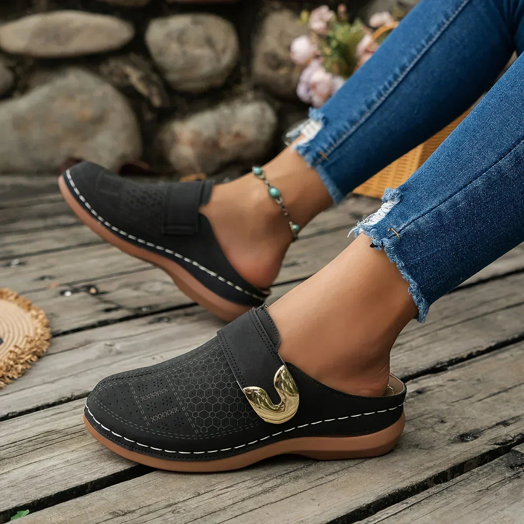 Caprielle | Sandals A Sole Wedge Chic - Navy