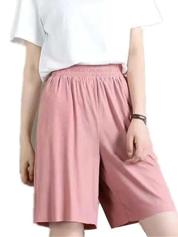Freya | Ice-Silk Gamba Larga Shorts