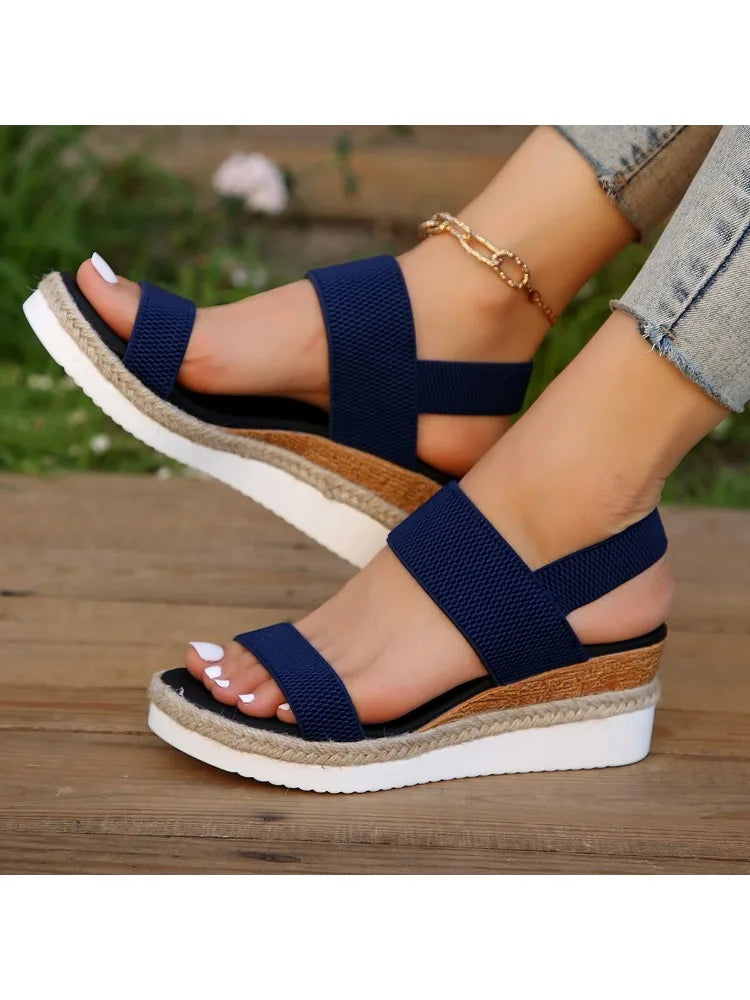Nadia | Sandals Platform Punta Aperta