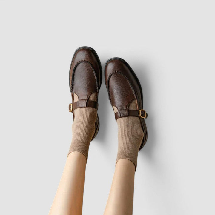 Zhelynne | Shoes Ortopediche Mary Jane Punta Square