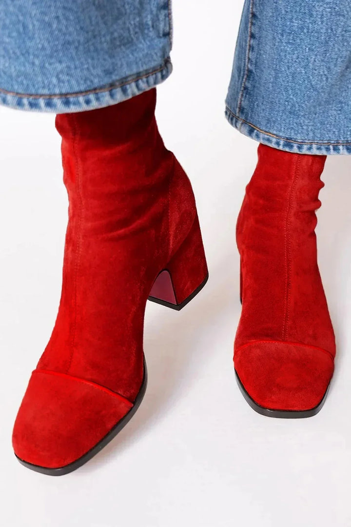 Suave | Elegant Comfort Boots - Purple