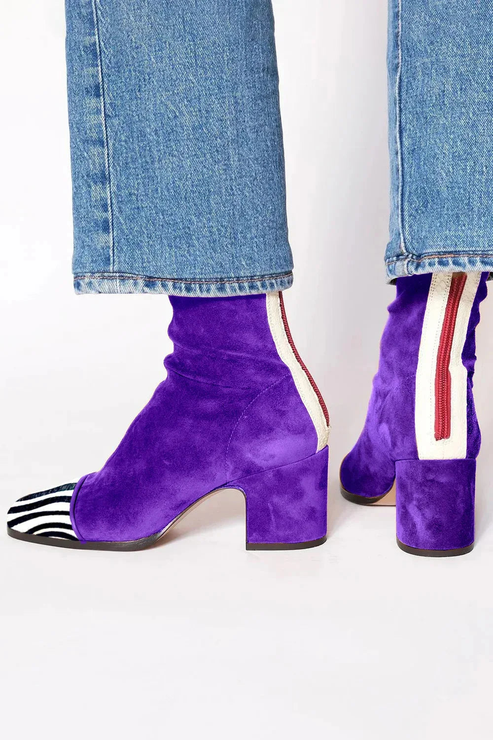 Suave | Elegant Comfort Boots - Red