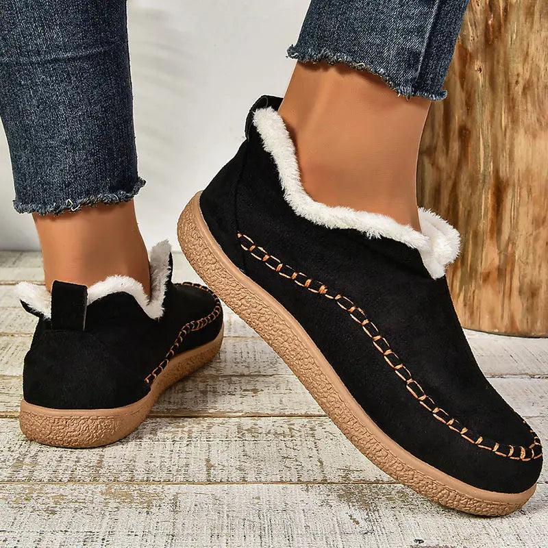 Severina | Waterproof Leather Ankle Boots - Helen & Olivia Manhattan