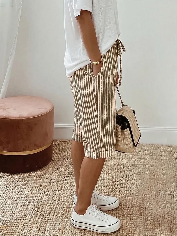 Stevie | a Righe Bermuda Shorts