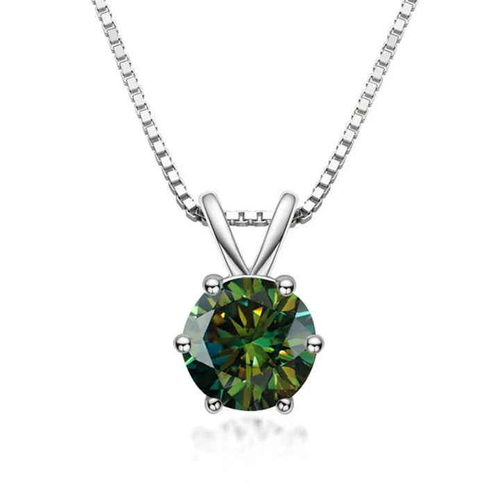 Necklace Solitario Elegant with Moissanite