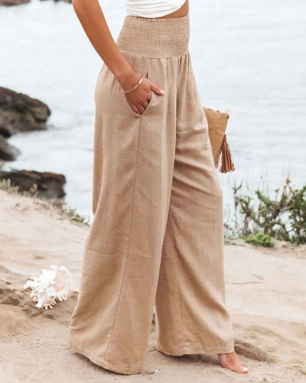 Farrow | Pants Wide with Vita Elastica