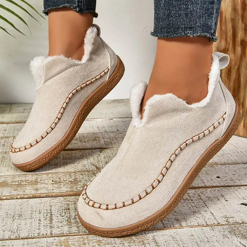 Severina | Waterproof Leather Ankle Boots - Helen & Olivia Manhattan