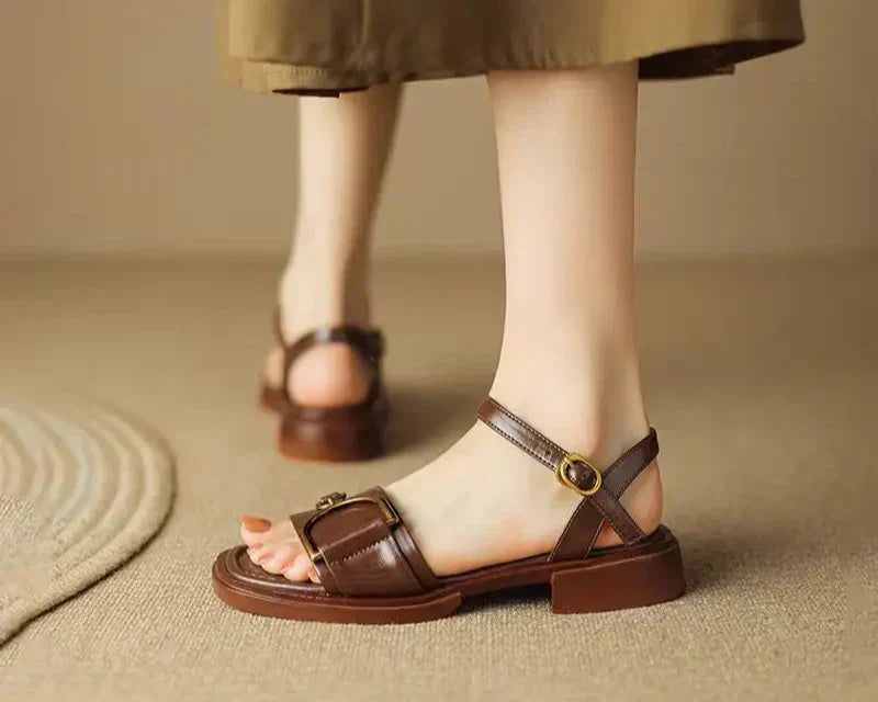 Trish | Simple Buckle Summer Sandals