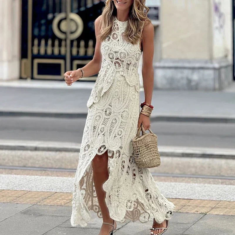 Aurora Belle | Completo Due Pezzi Embroidered in Lace