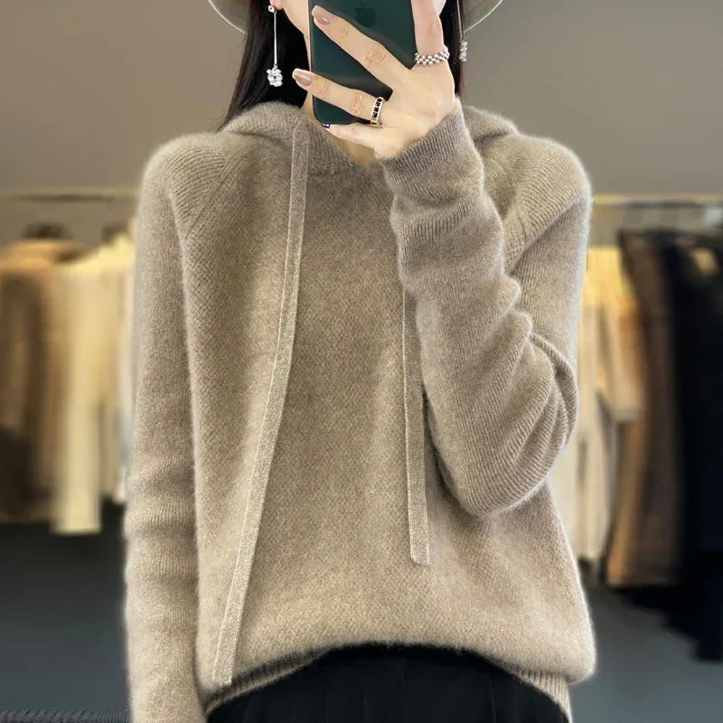 Camilla | Soft Fleece Hoodie - Khaki