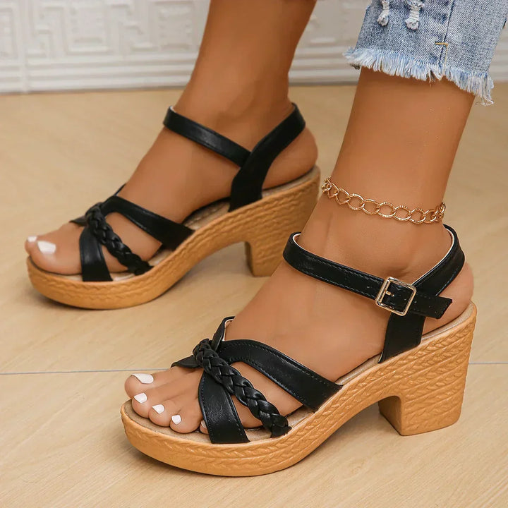Gianna | Sandals Classiques A Heel Moyen - 