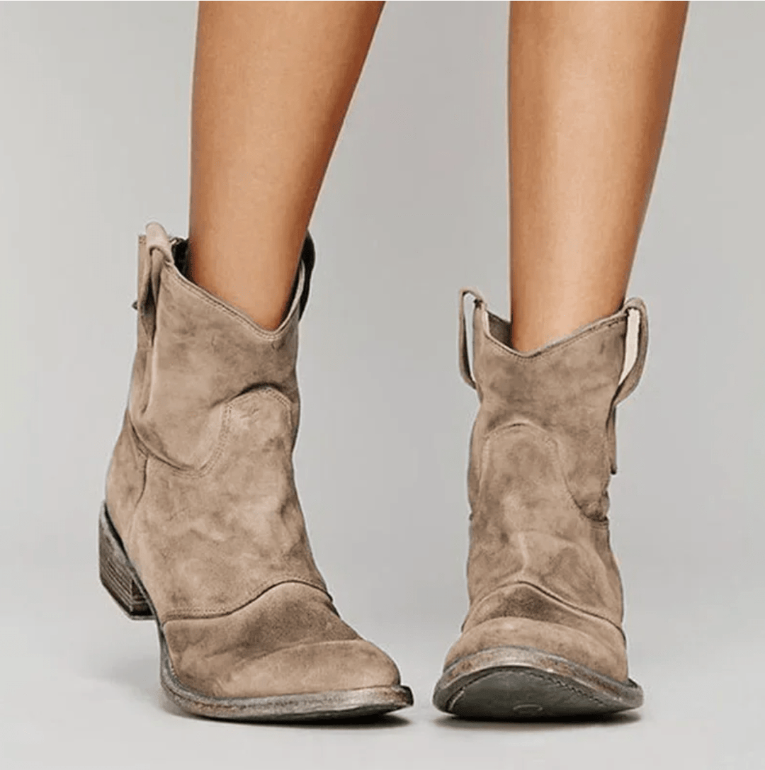 Hailey | Suede Orthopedic Boots - Brown