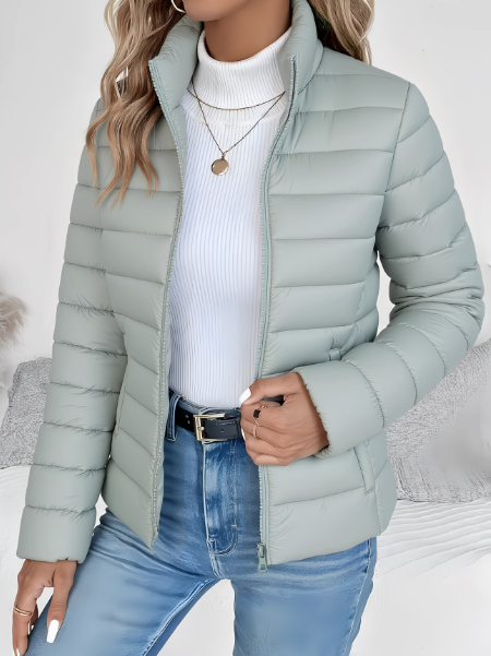 Solene | Jacket De Transition Printemps - Black