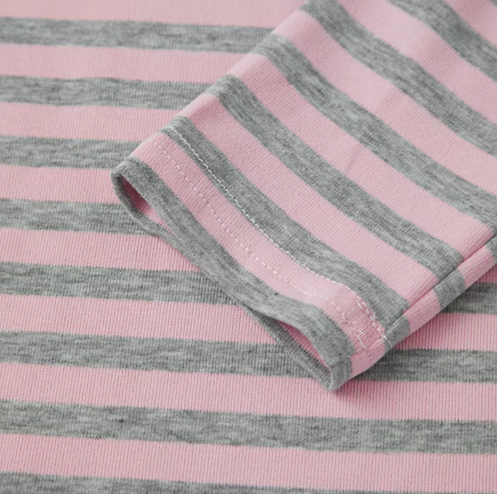 Nora | Striped Long Sleeve Shirt - Helen & Olivia Manhattan