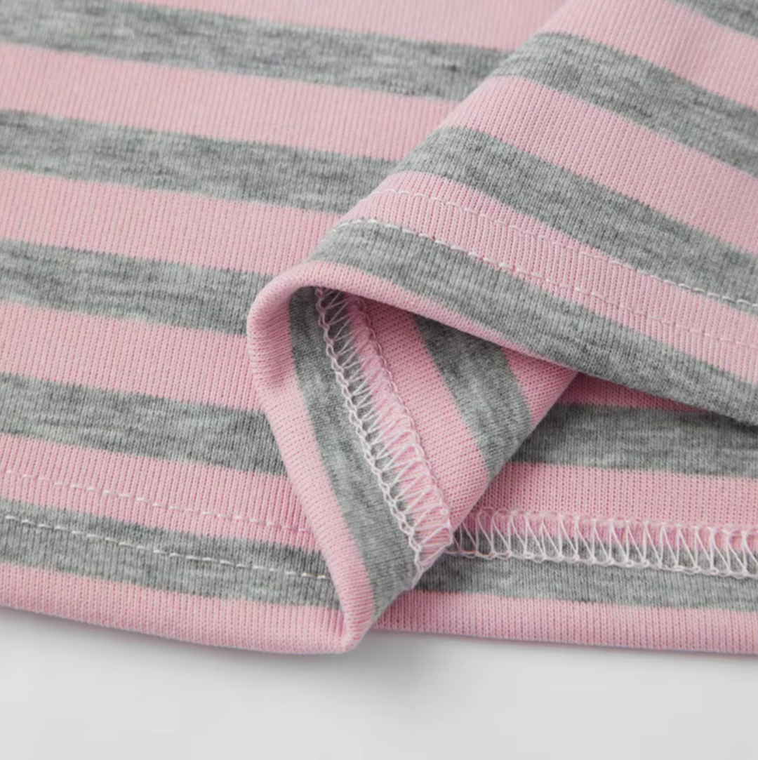 Nora | Striped Long Sleeve Shirt - Helen & Olivia Manhattan