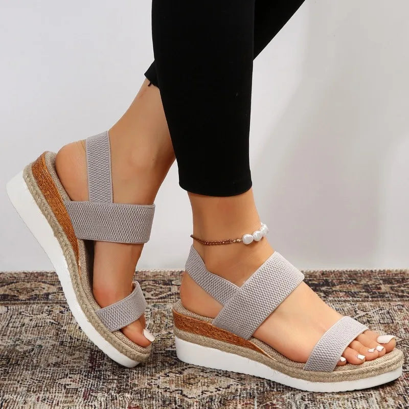 Nadia | Sandals Platform Punta Aperta