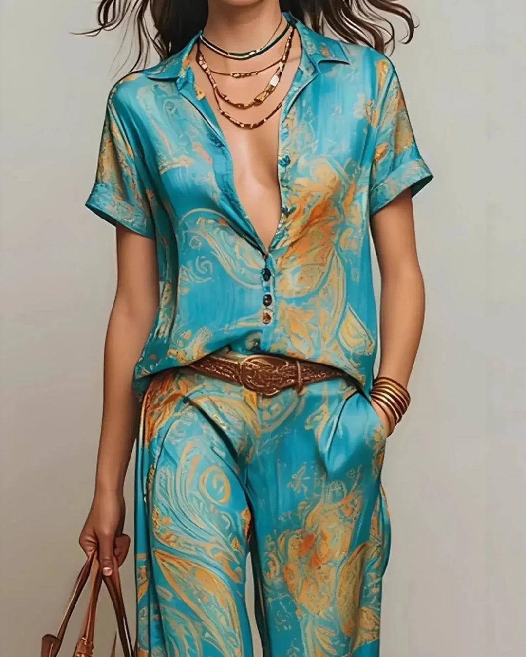 Talia | Bohemian Two-Piece Set - 