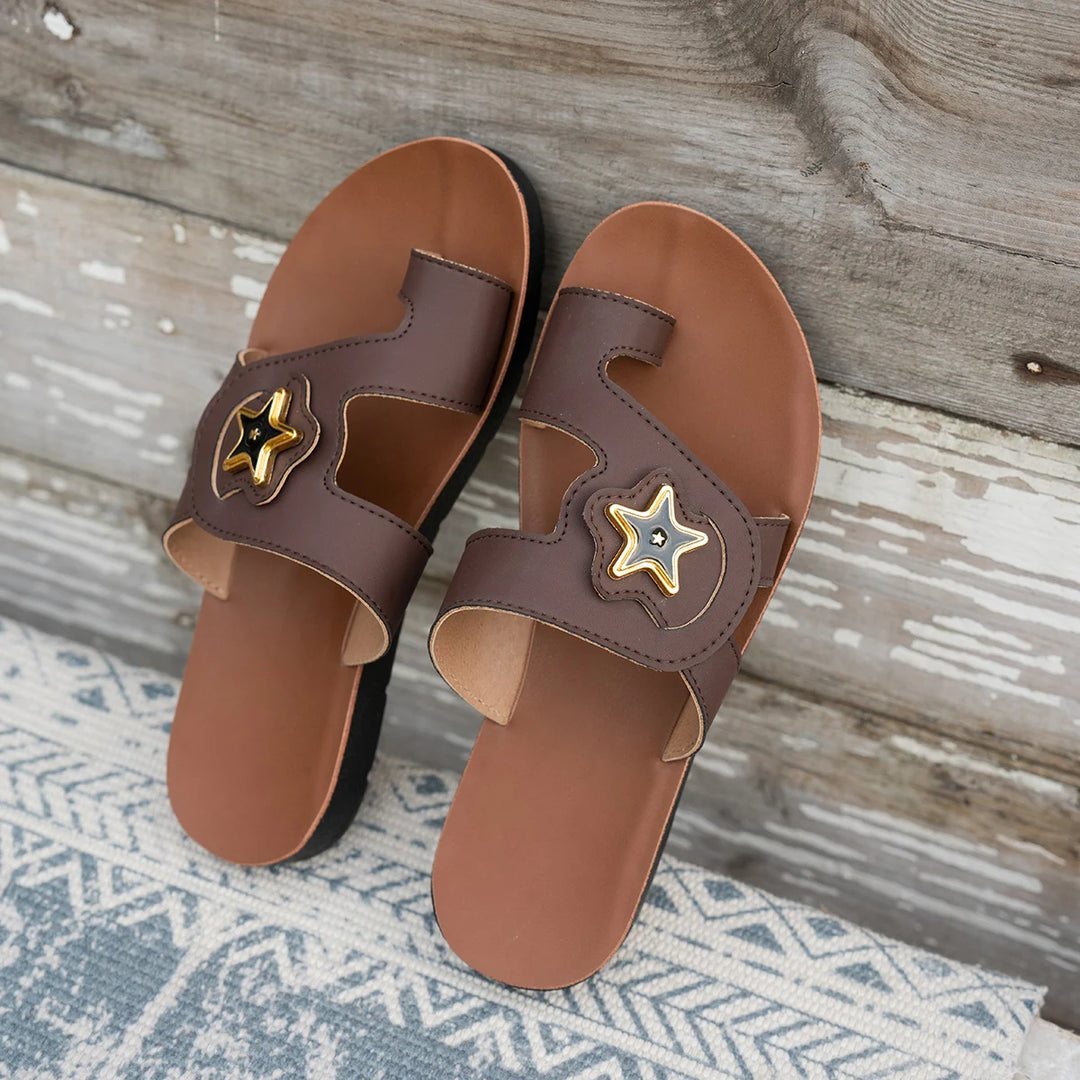 Bryher | Simple Star Detail Summer Sandals