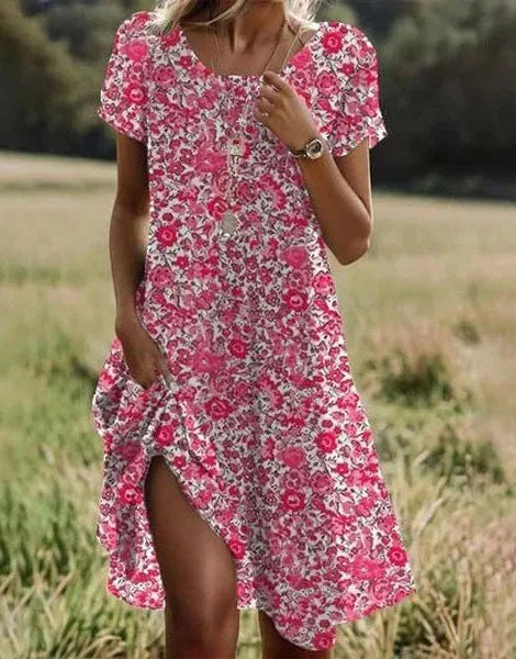Grisenne | Boho Floral Spiaggia Dress