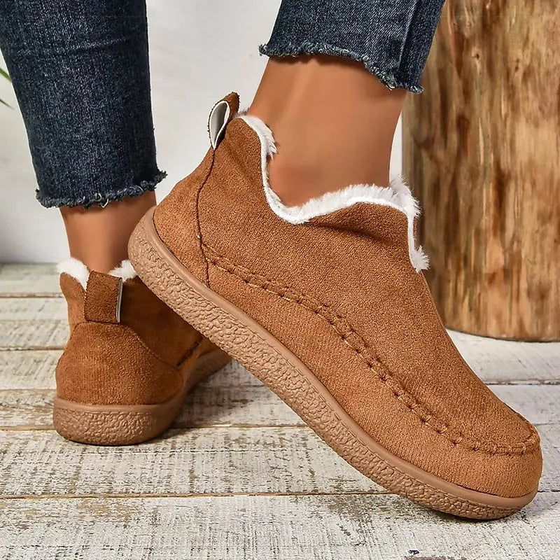Severina | Waterproof Leather Ankle Boots - Helen & Olivia Manhattan