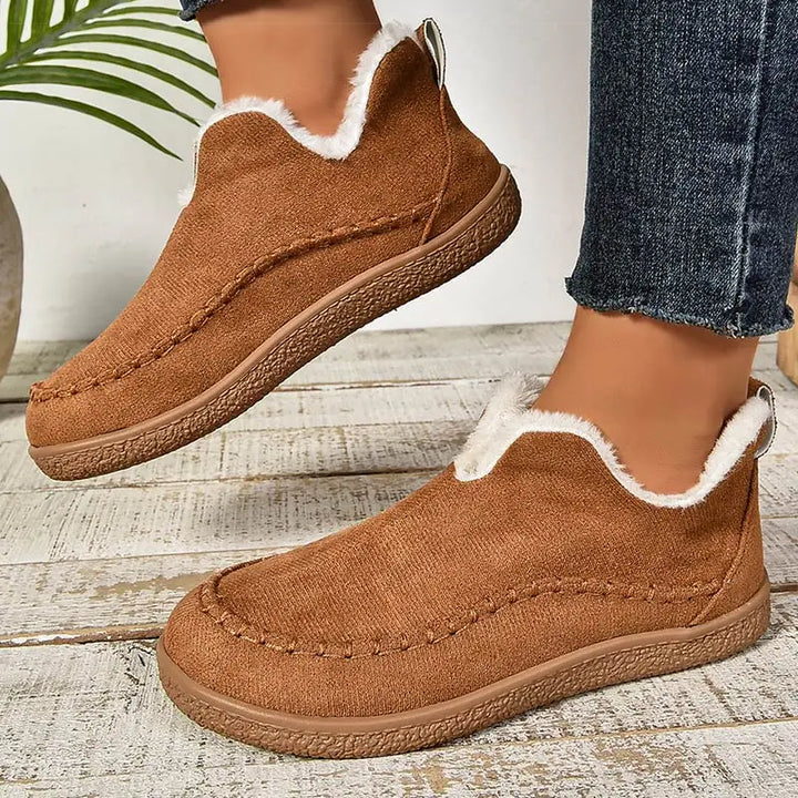 Severina | Waterproof Leather Ankle Boots - Helen & Olivia Manhattan