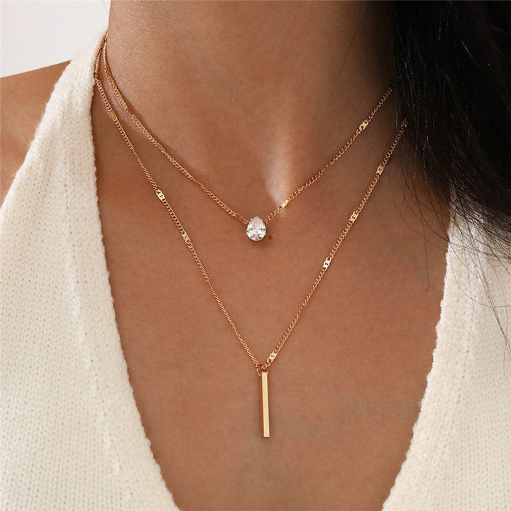 Vintage Necklace Completo with Gold Pendant
