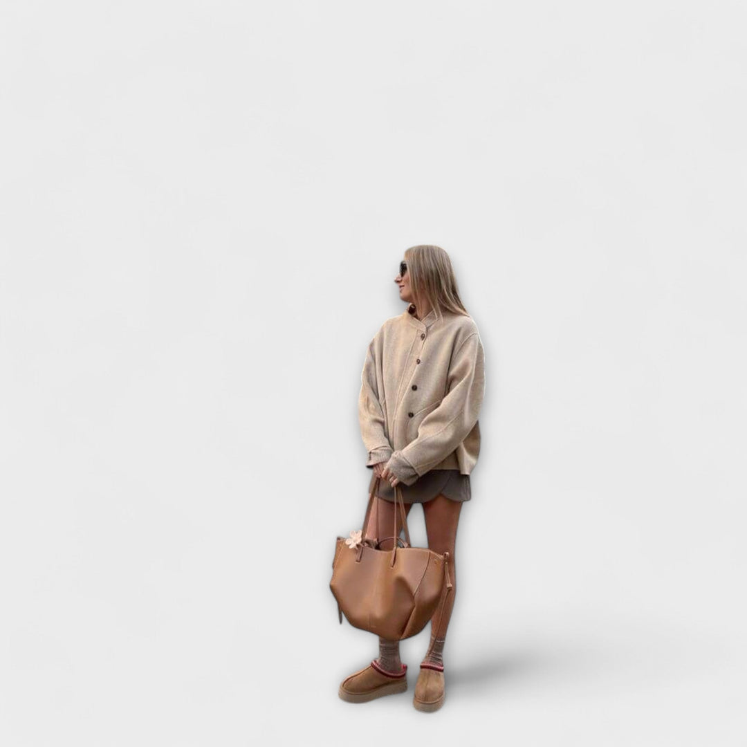 Jovanna | Vintage Leather Tote Bag