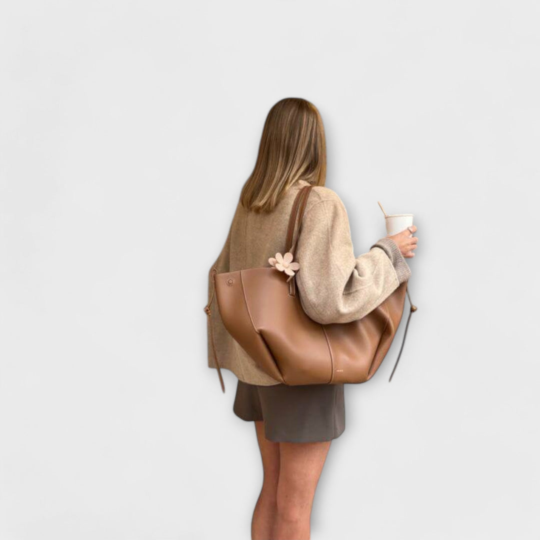 Jovanna | Vintage Leather Tote Bag