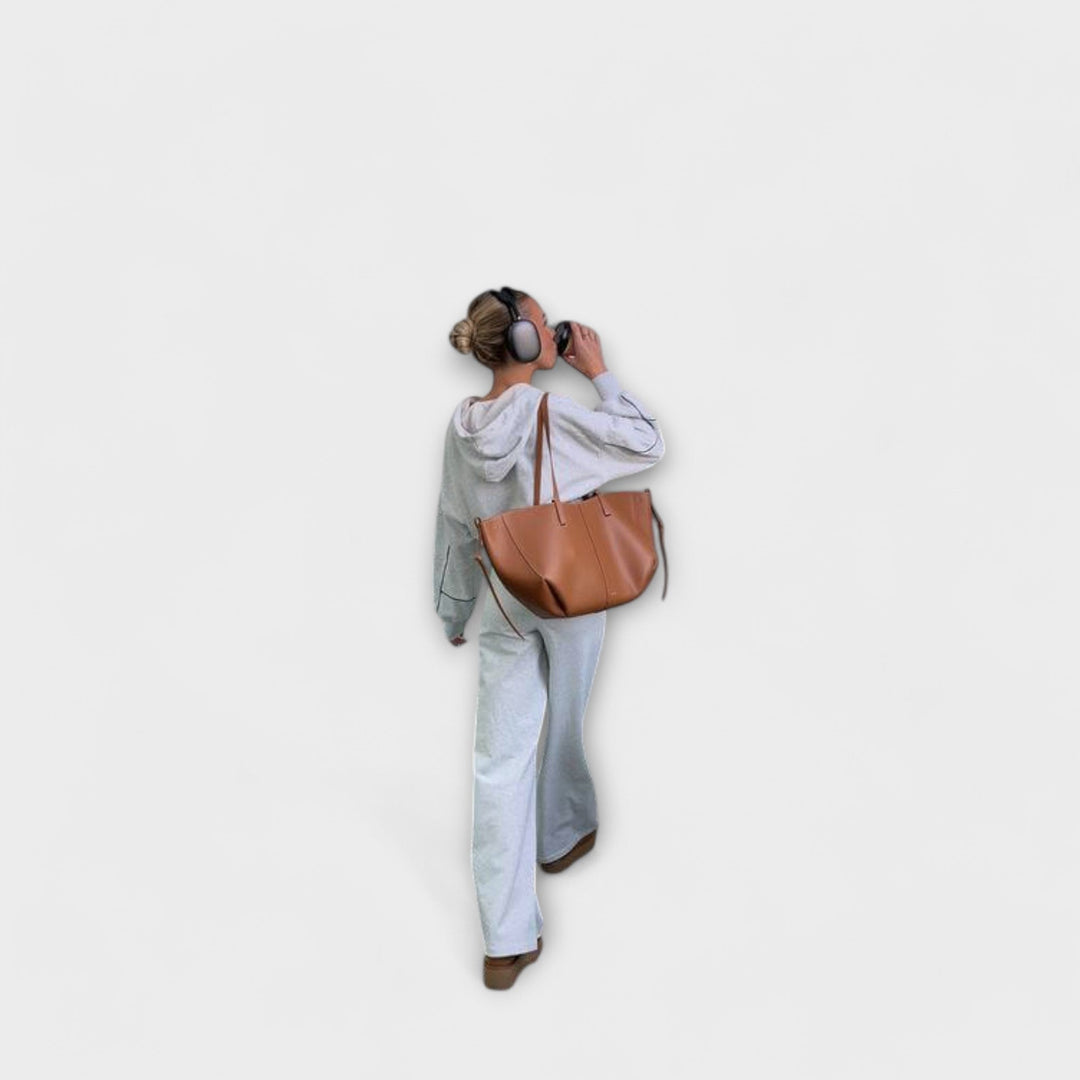Jovanna | Vintage Leather Tote Bag