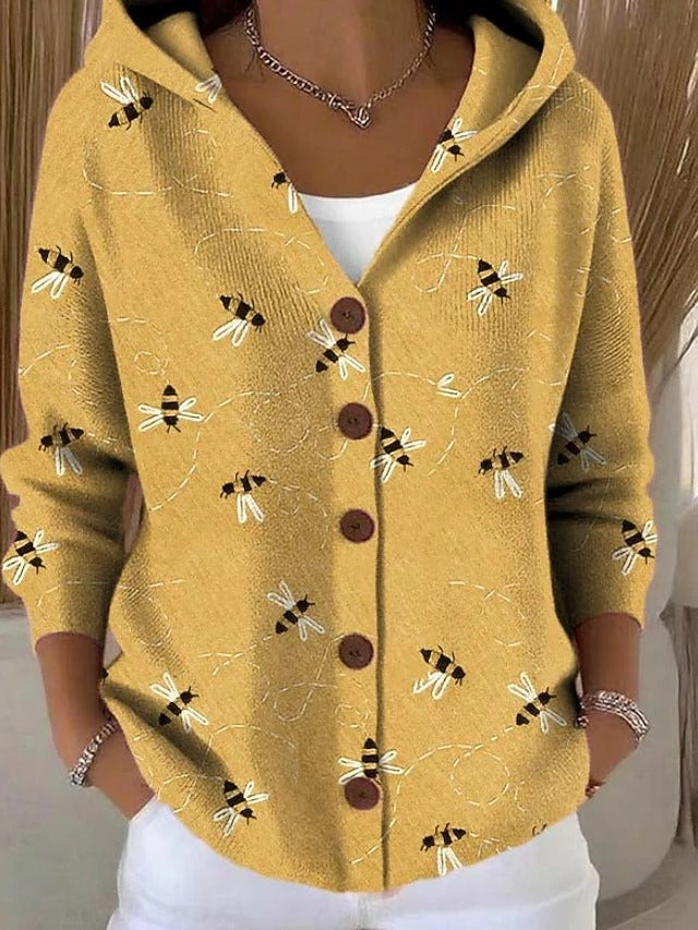 Patchouli | Artistic Cardigan - Yellow