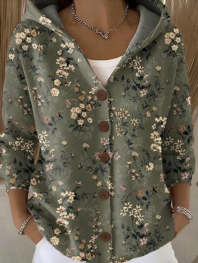 Patchouli | Artistic Cardigan - Dark Green