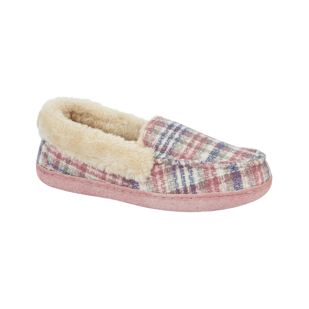 Sage | Slippers Loafer Tartan