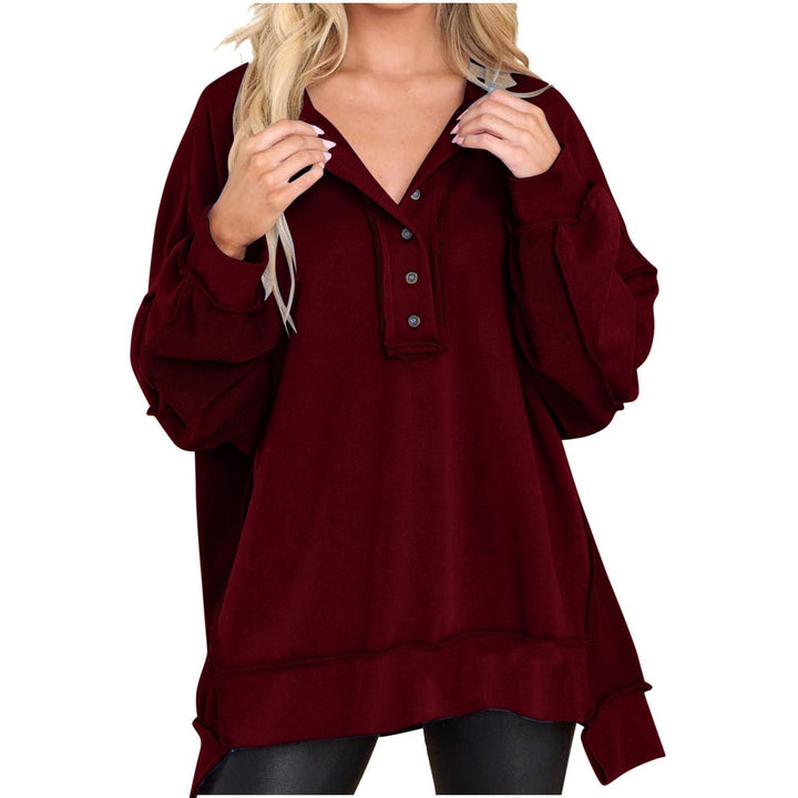 GABRIELLA | Cozy Casual Sweatshirt - Claret