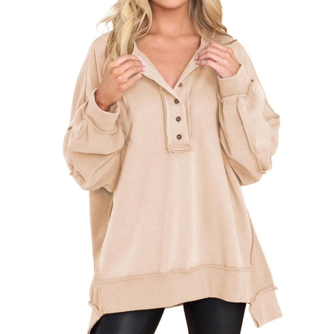 GABRIELLA | Cozy Casual Sweatshirt - Apricot