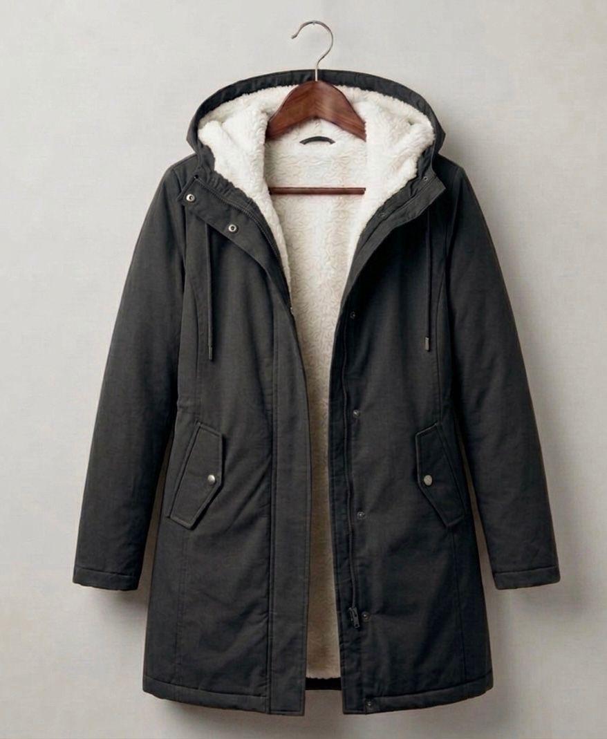 Ursula | Parka D'Hiver Doublée Polaire - Red